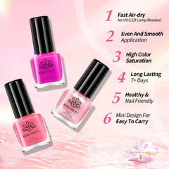 Born Pretty nude and natural tones for clean professional looks.