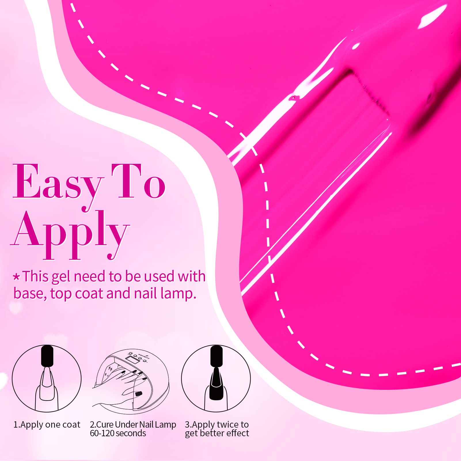 Born Pretty long-wear formula promises up to several weeks of shine