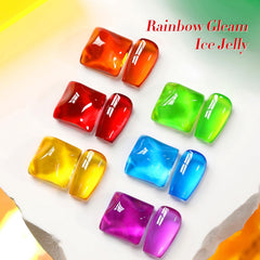 Born Pretty neon jelly gel nail polish swatch in purple shade for drama nails