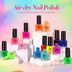 Born Pretty DIY nail art with 15-color neon palette
