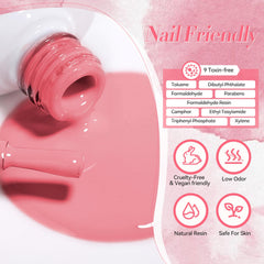Born Pretty nude pink nails ready for versatile everyday looks