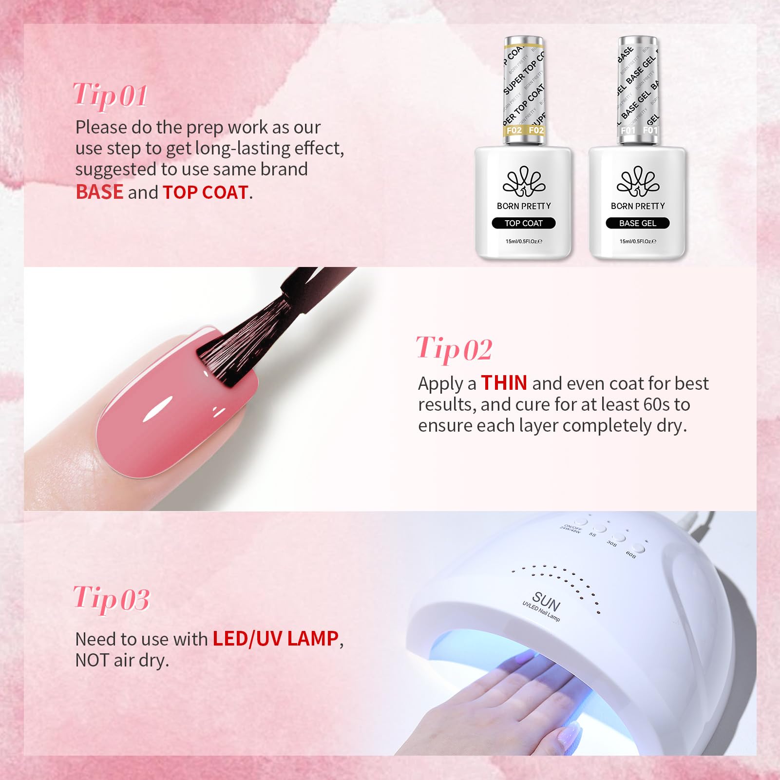 Born Pretty top coat layer for extra shine and protection