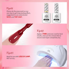 Born Pretty home manicure setup with gel polish and tools