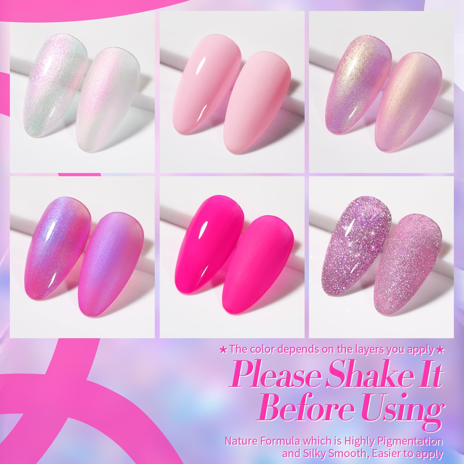 Born Pretty glitter gel polish for sparkling, festive nail art finishes.