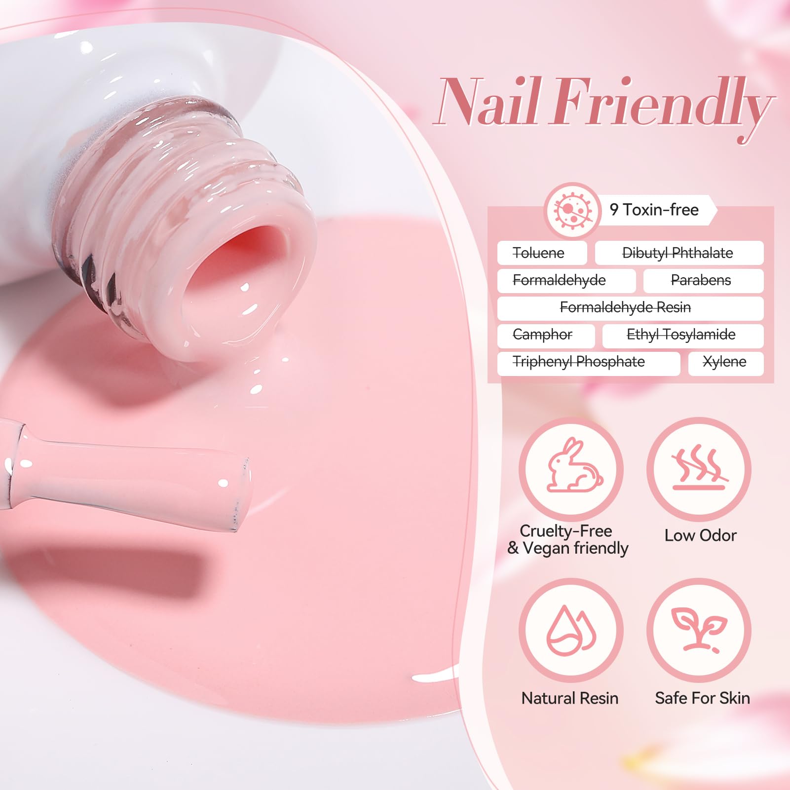 Born Pretty 6-color set enables versatile nail art for any occasion.