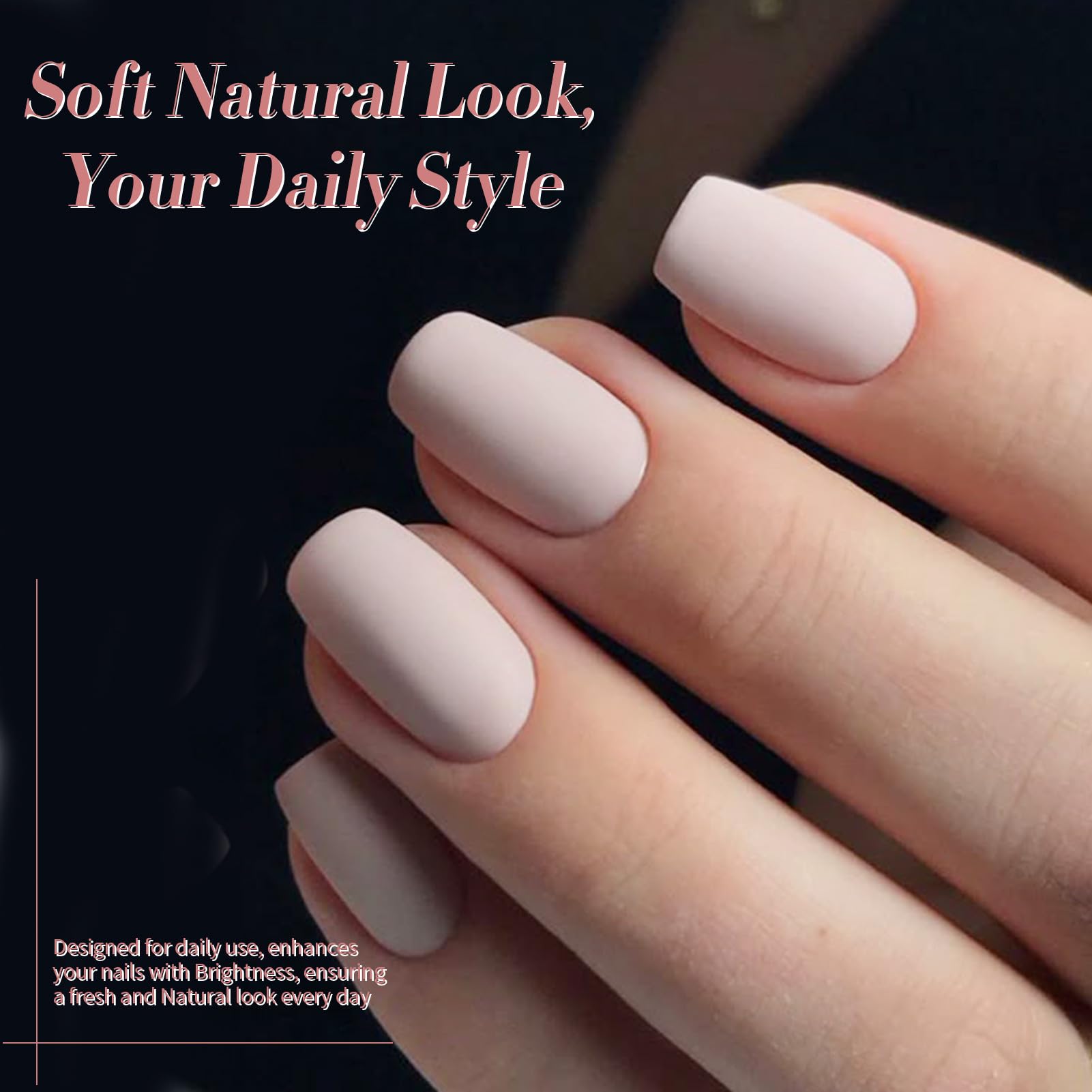 Born Pretty Pink Nude Gel Nail Polish ideal gift for autumn and winter looks.