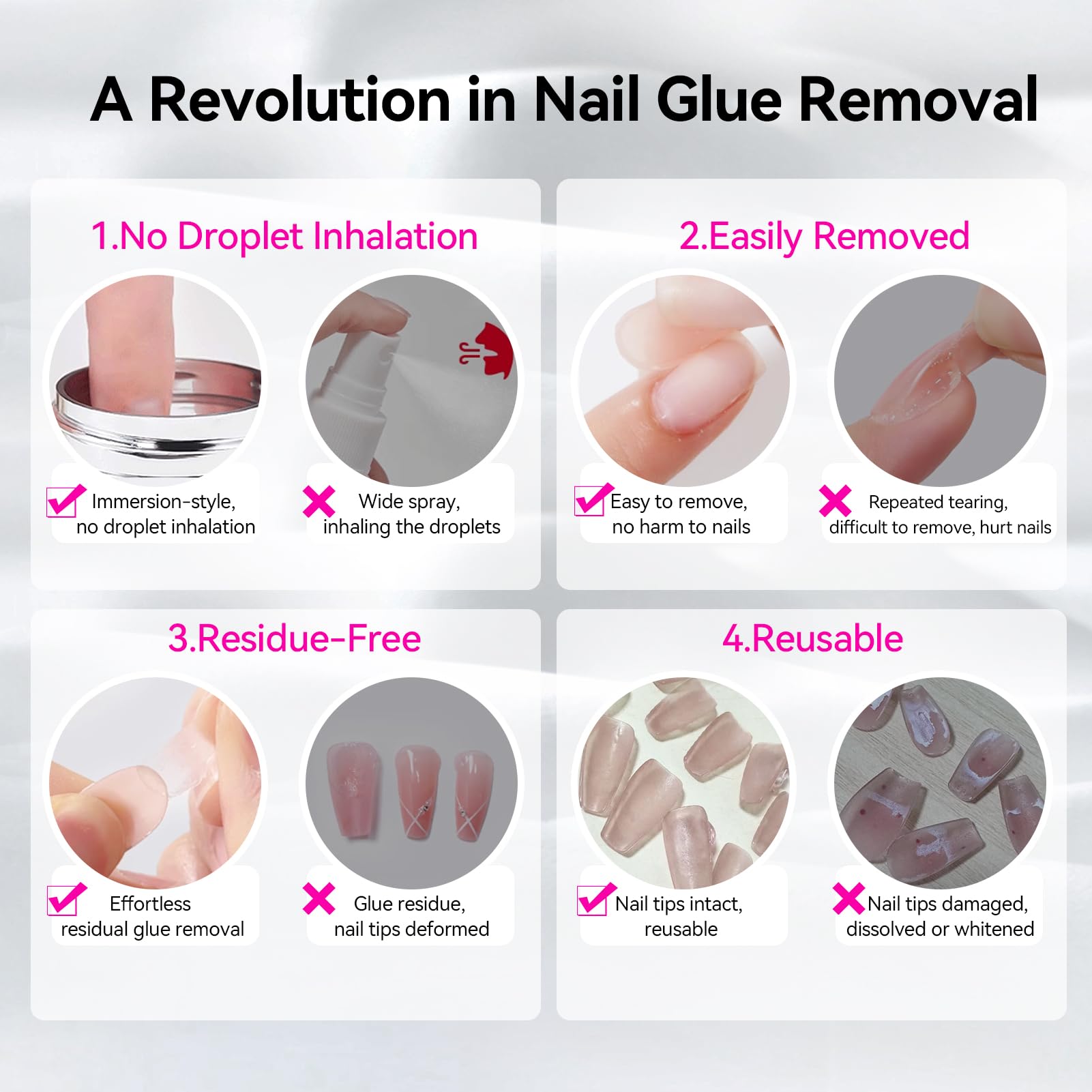 Born Pretty remover enabling easy removal of press-on nails.