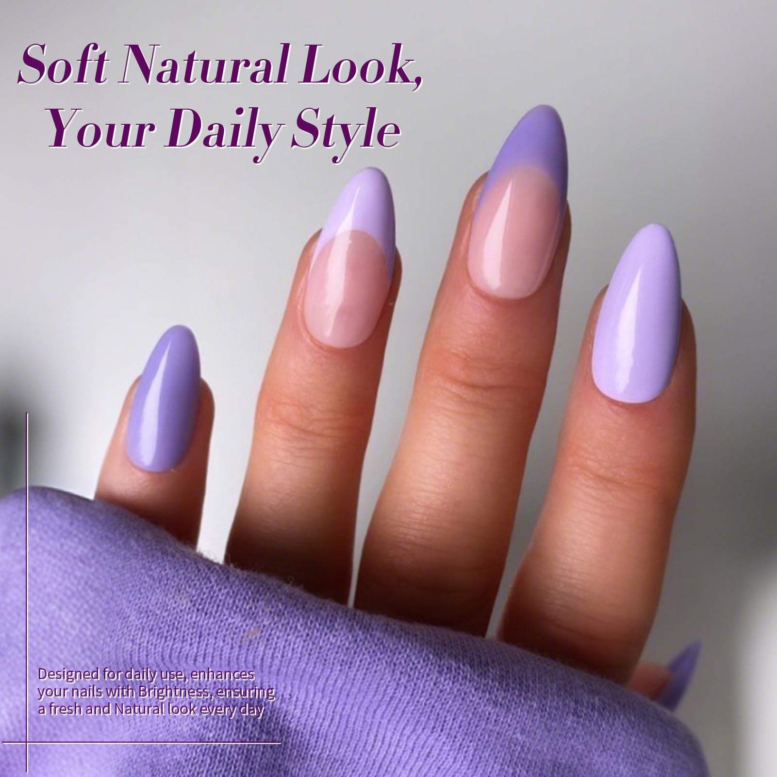 Born Pretty orchid shimmer gel polish adds luminous depth