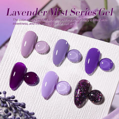 Born Pretty soft lilac gel polish for delicate, smooth finishes