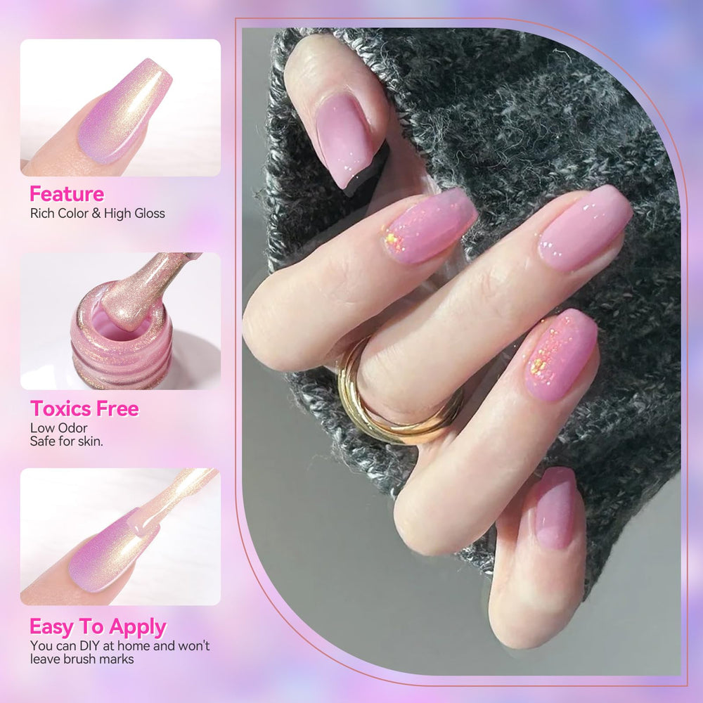 Born Pretty purple gel polish for bold fashion-forward nails.