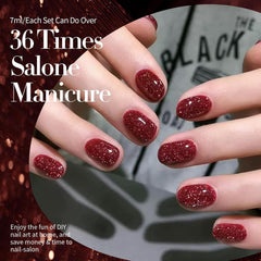 Born Pretty silver glitter gel polish bottle captures light beautifully for a chic look.