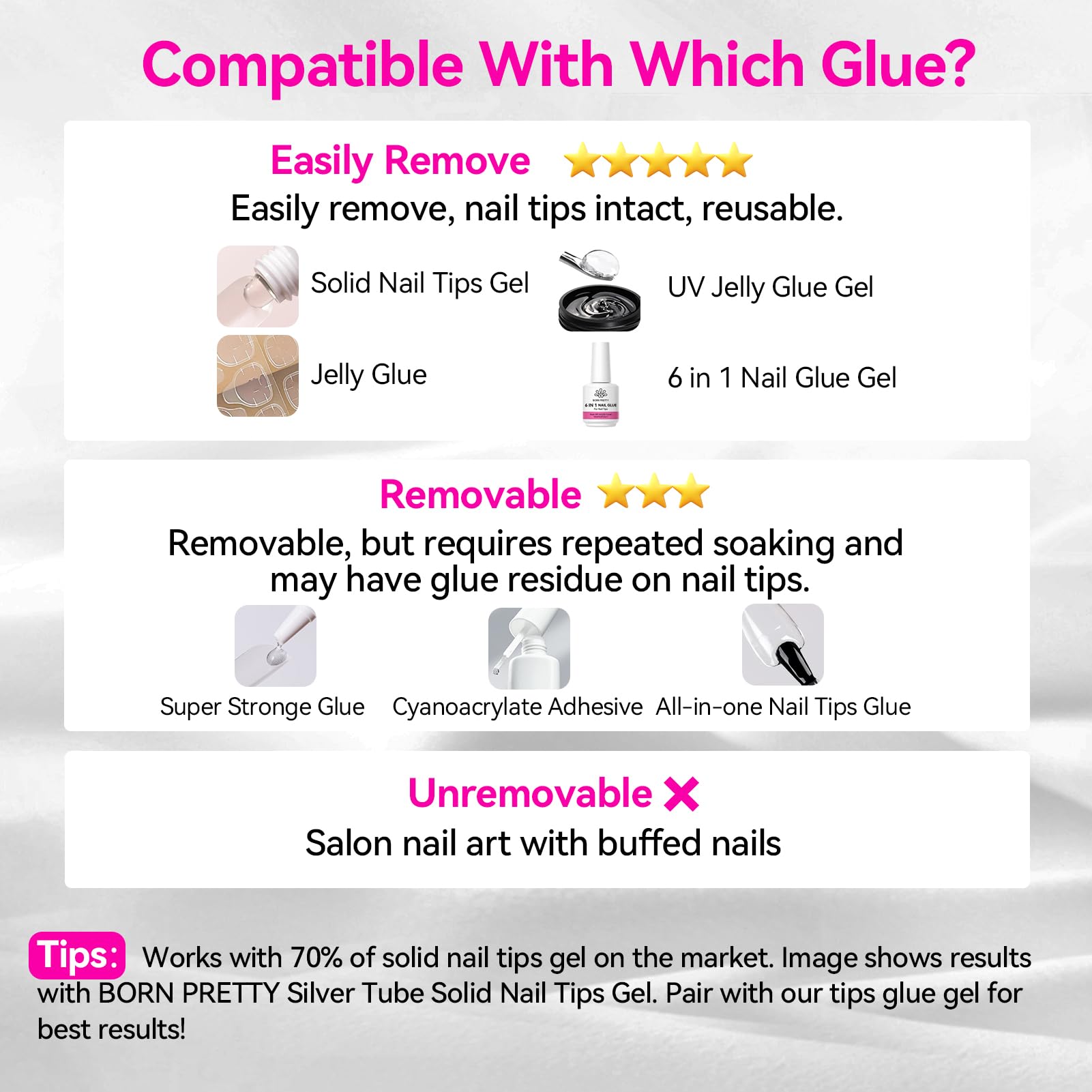 Sponge applicator included with Born Pretty remover for precise application.