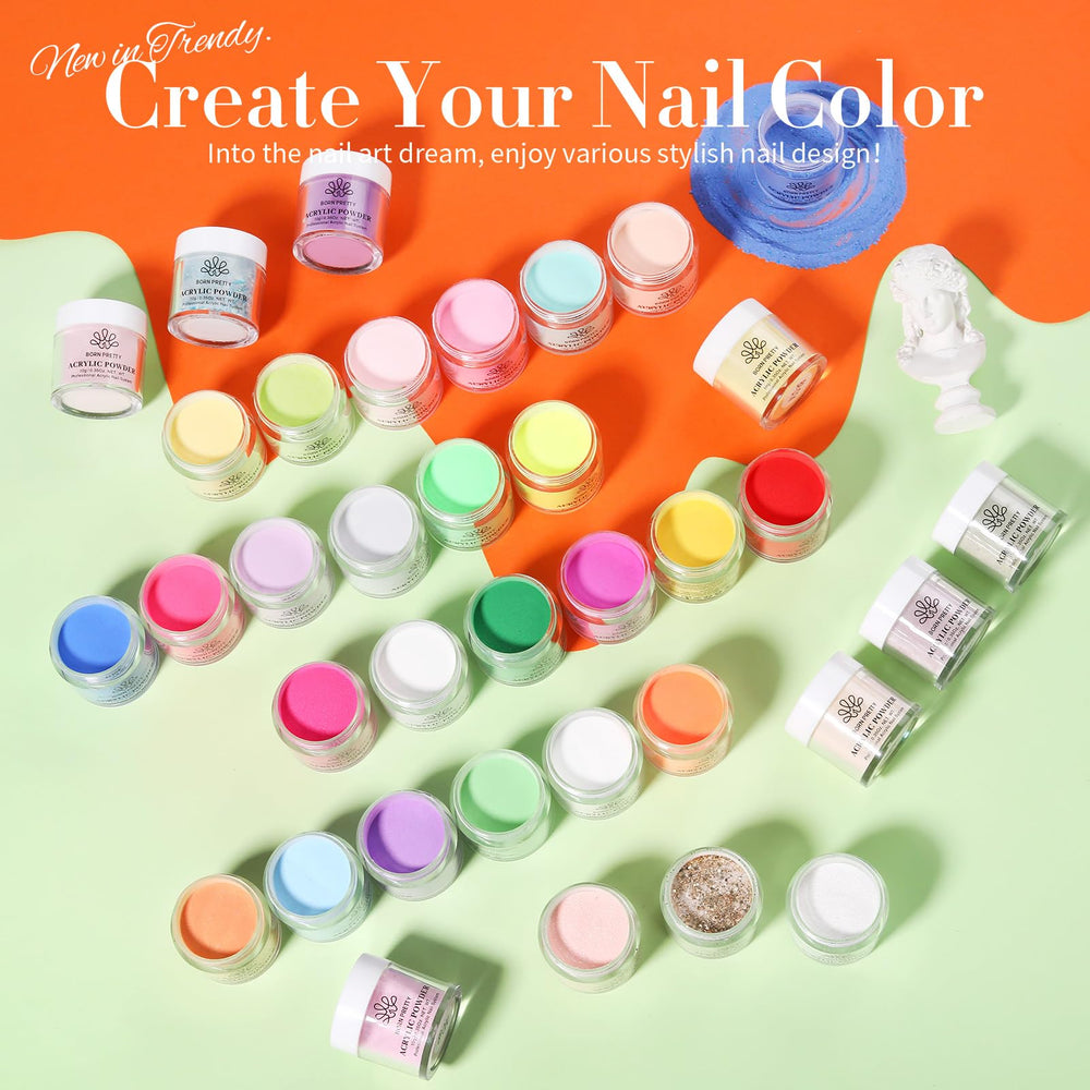 Born Pretty Valentines Day nail art kit preview for romantic designs.