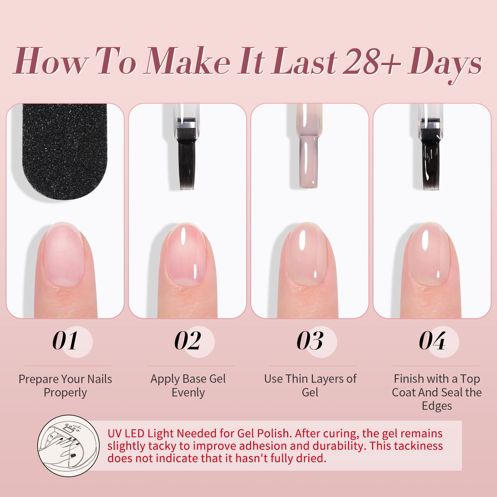 Born Pretty Valentine’s Day jelly pink nail idea kit
