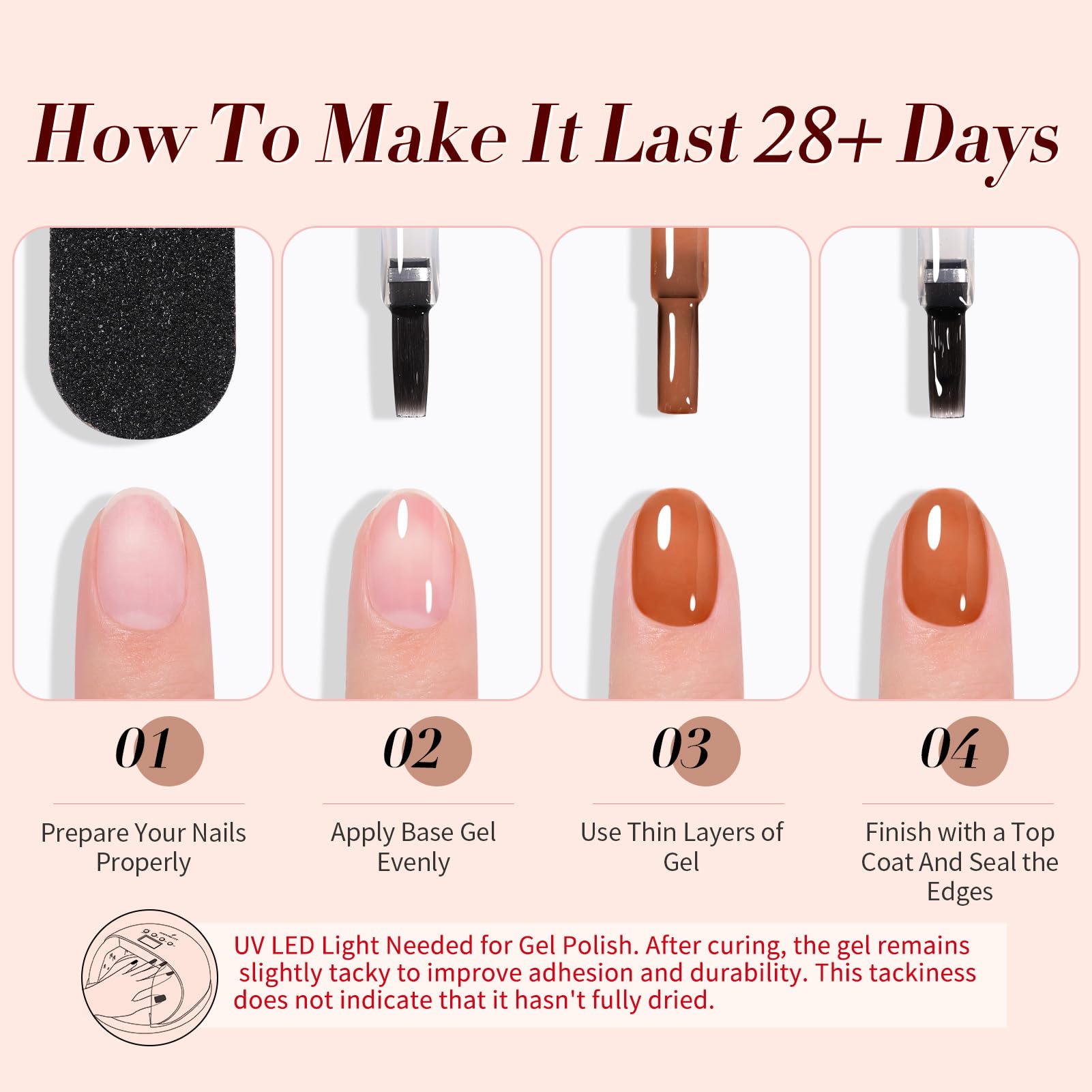 Usage Maison et Salon Vernis Gel Born Pretty polyvalent
