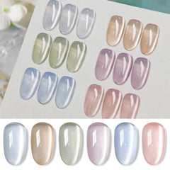 Born Pretty Water-Light Jelly Gel Nail Polish close-up showing vibrant shimmer