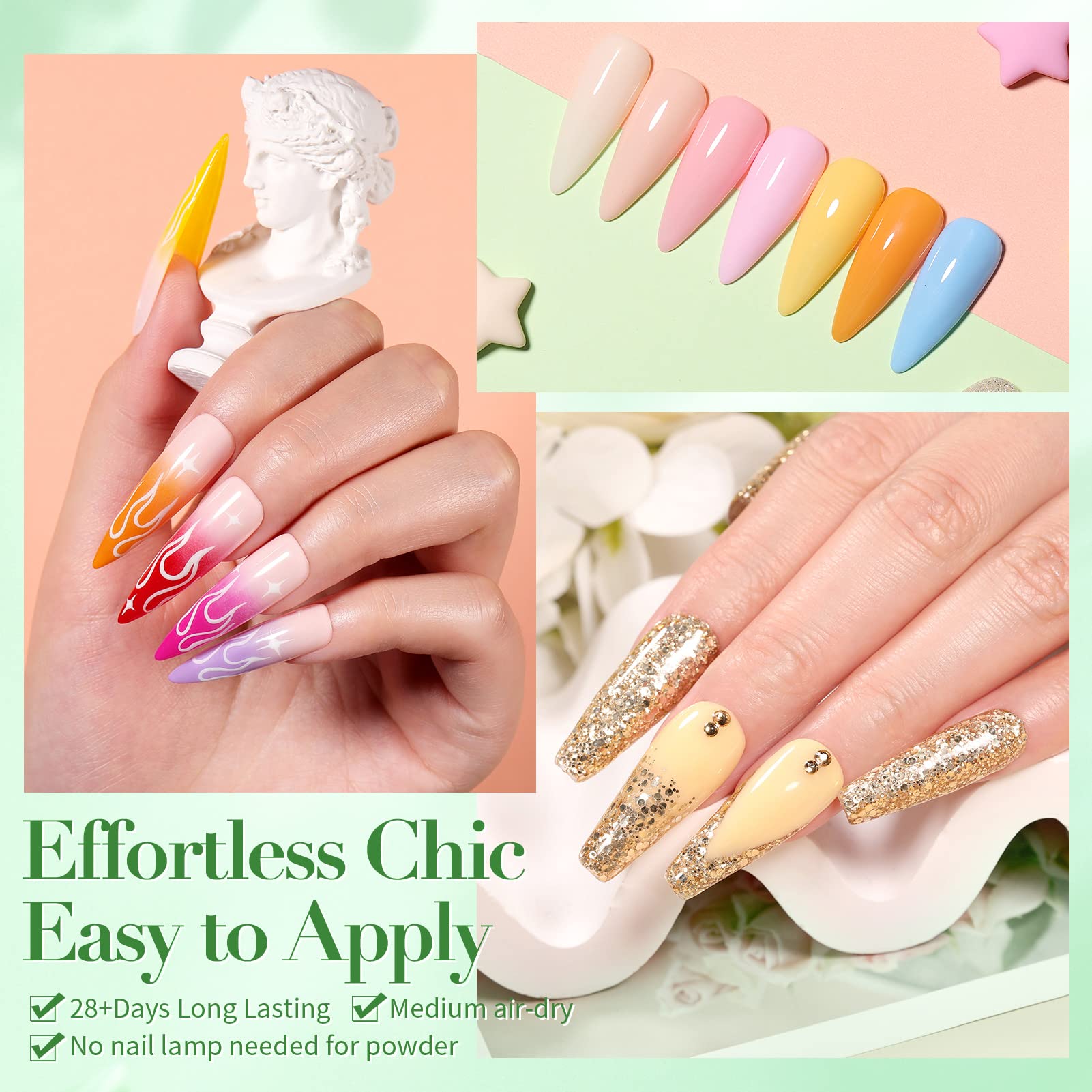 Born Pretty no lamp needed feature speeds up manicure sessions.