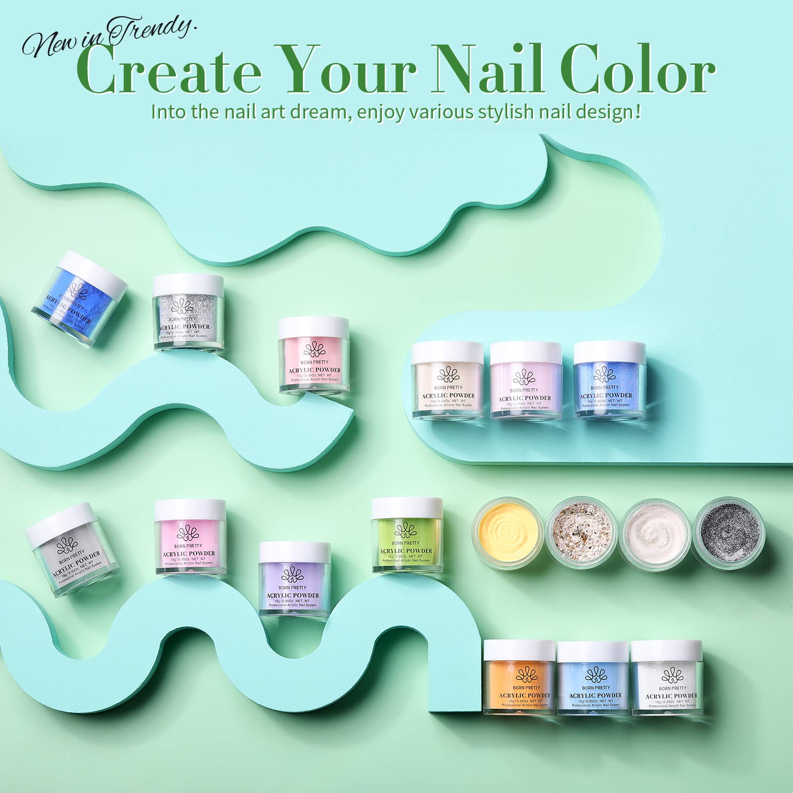 Born Pretty vibrant color set encourages creative nail art for every season.