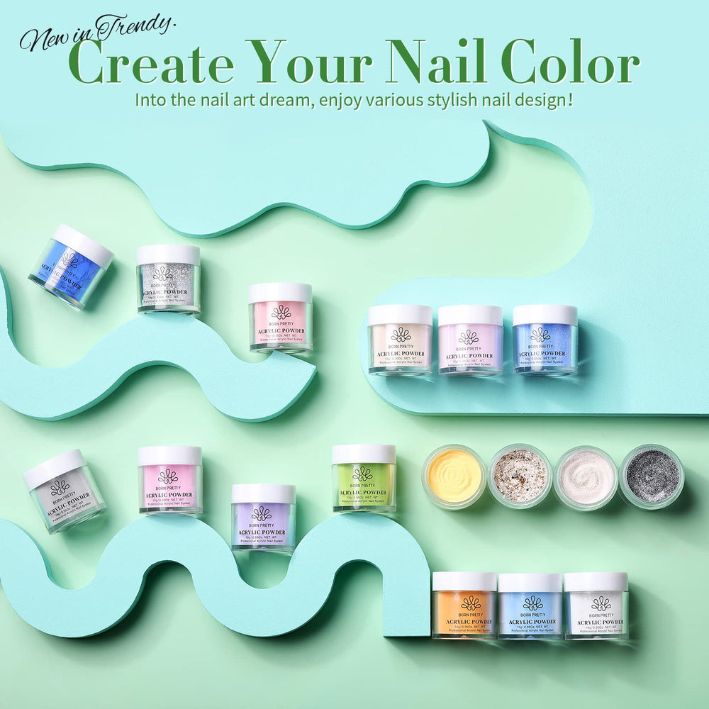 Born Pretty vibrant color set encourages creative nail art for every season.