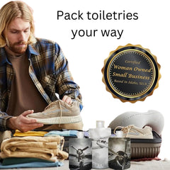 BORSALI travel pouches compact-packaging saves suitcase space.