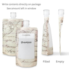 BORSALI travel pouches writable window helps monitor usage at a glance.