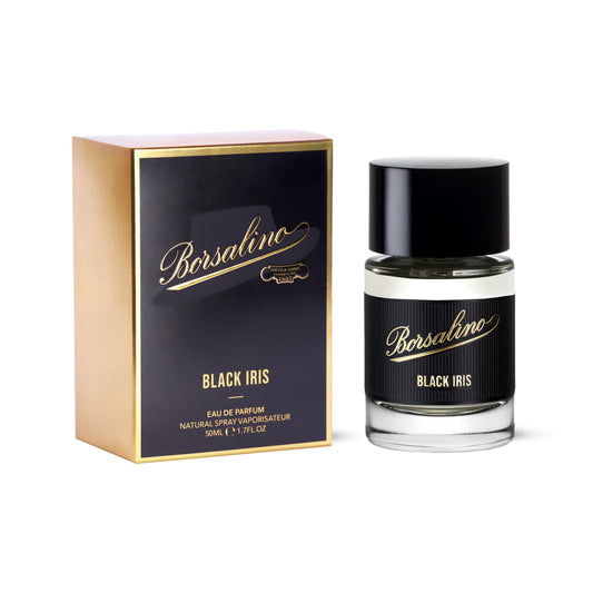Borsalino Black Iris bergamot note highlighting a crisp opening