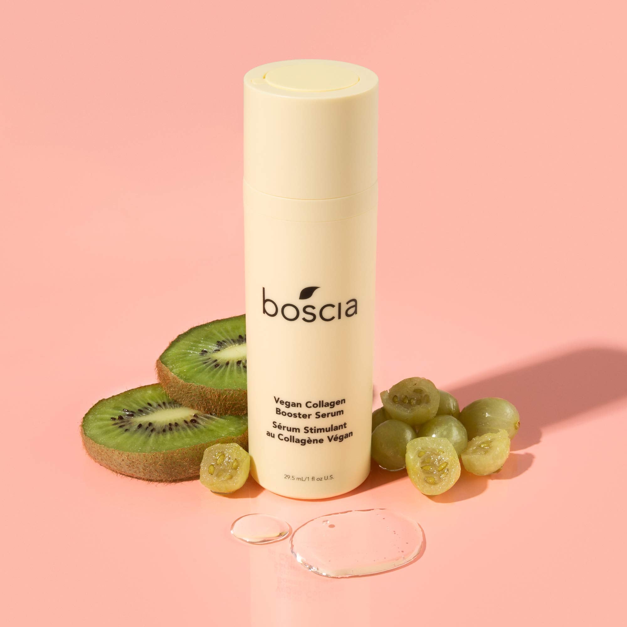 boscia Vegan Collagen Booster Serum ingredients highlight plant actives