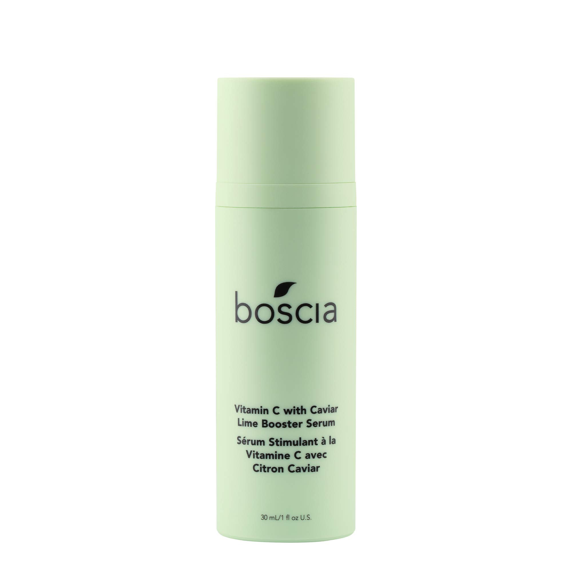 boscia Vitamin C with Caviar Lime Serum bottle showing brightening potential