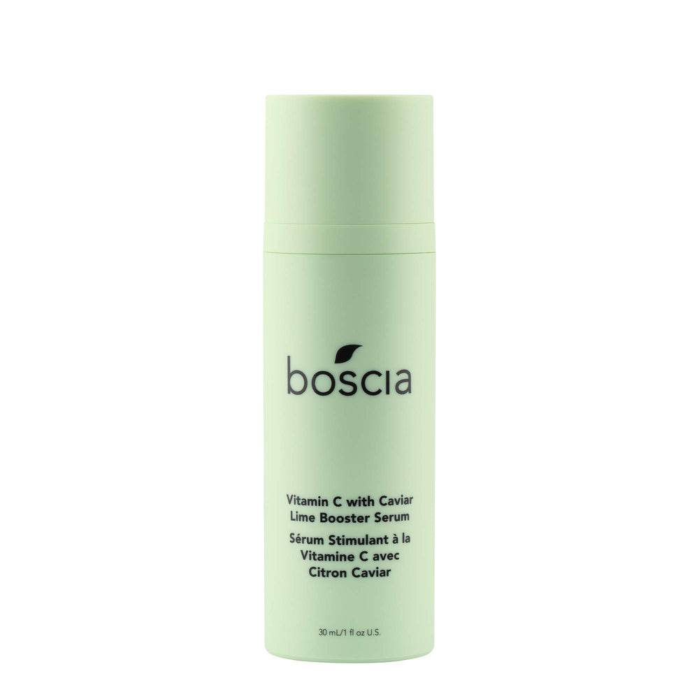 boscia Vitamin C with Caviar Lime Serum bottle showing brightening potential