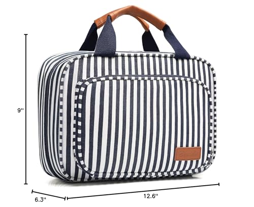 Bosidu travel toiletry bag in use for hotel or gym stays.