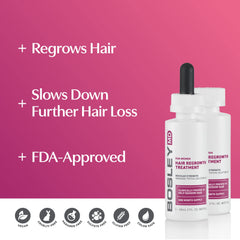 BosleyMD label closeup emphasizes vegan, sulfate free, and cruelty free standards.