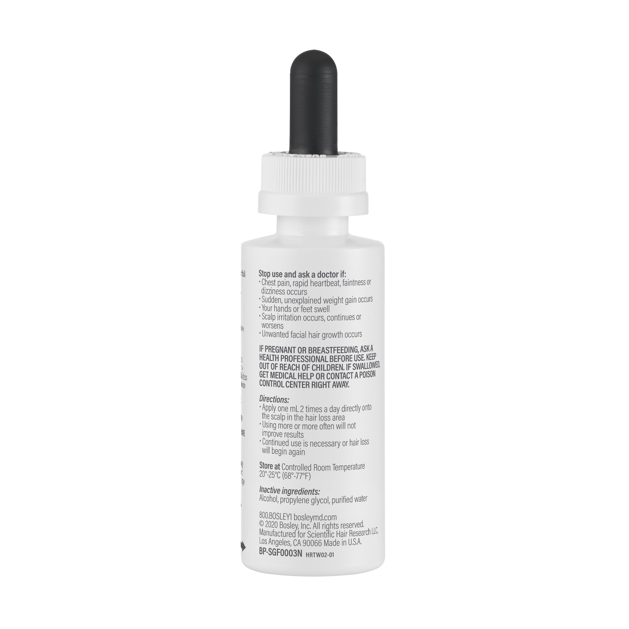 BosleyMD no animal testing symbol underscores ethical product.