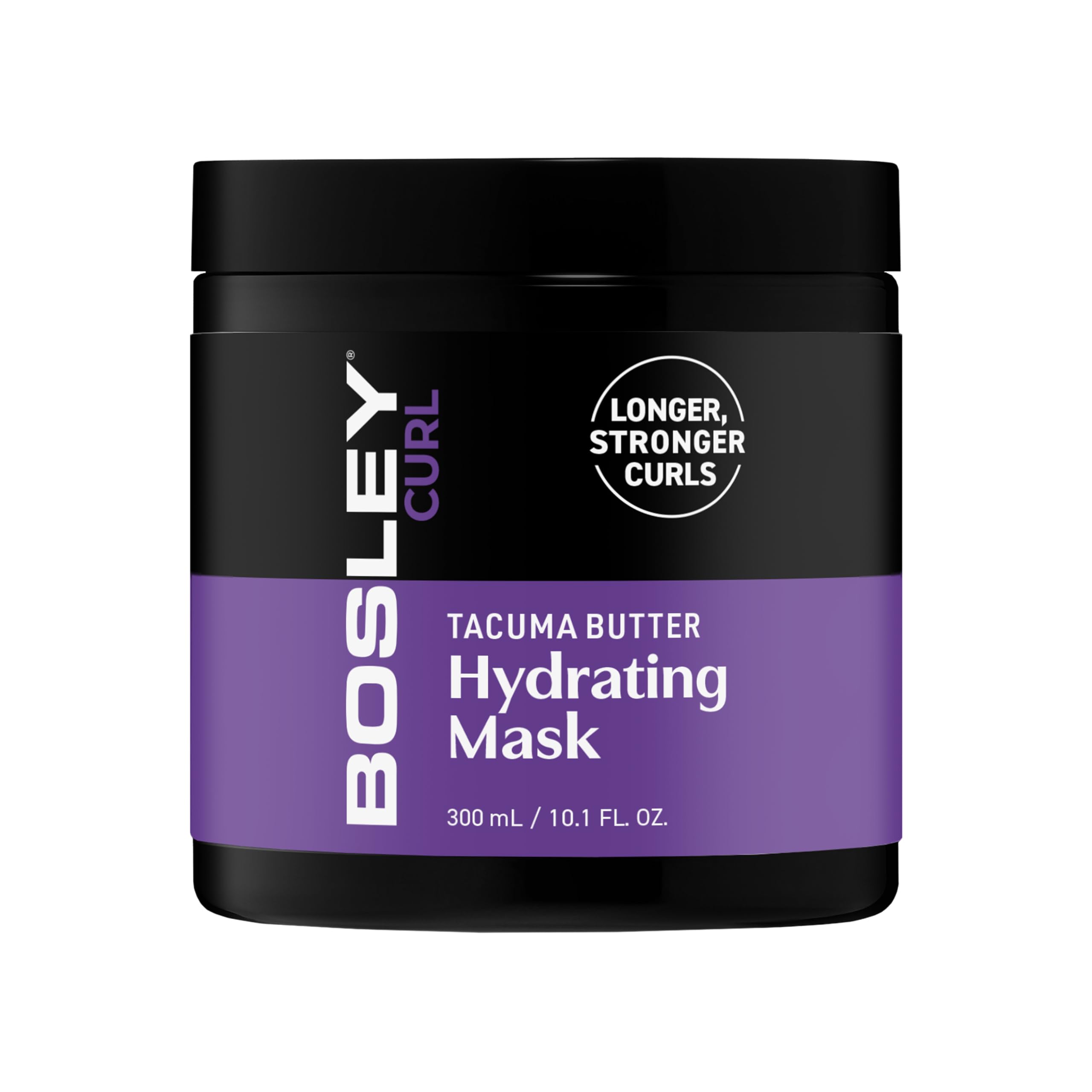 BosleyMD Healthy Scalp Serum bottle supports scalp health for fuller-looking curls.