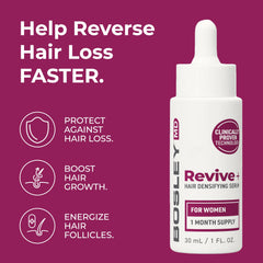 BosleyMD Revive+ Biotin ingredient emphasis for hair health