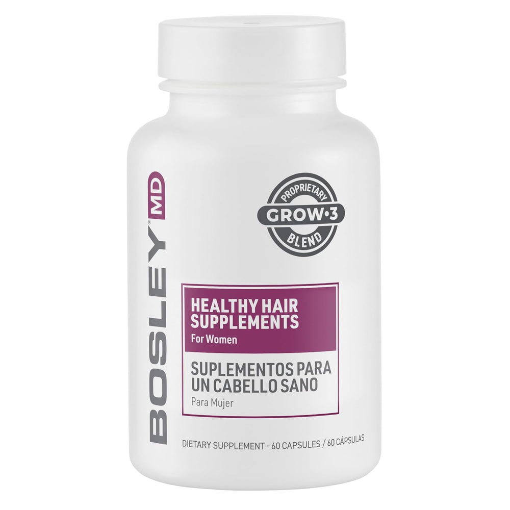 BosleyMD women's hair growth supplements bottle for daily use supporting healthy hair