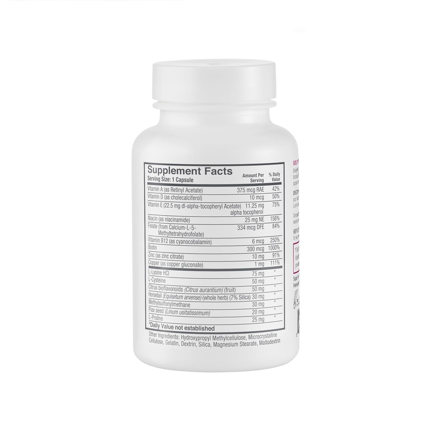 BosleyMD label close-up showing vegan, sulfate-free formula for sensitive scalps