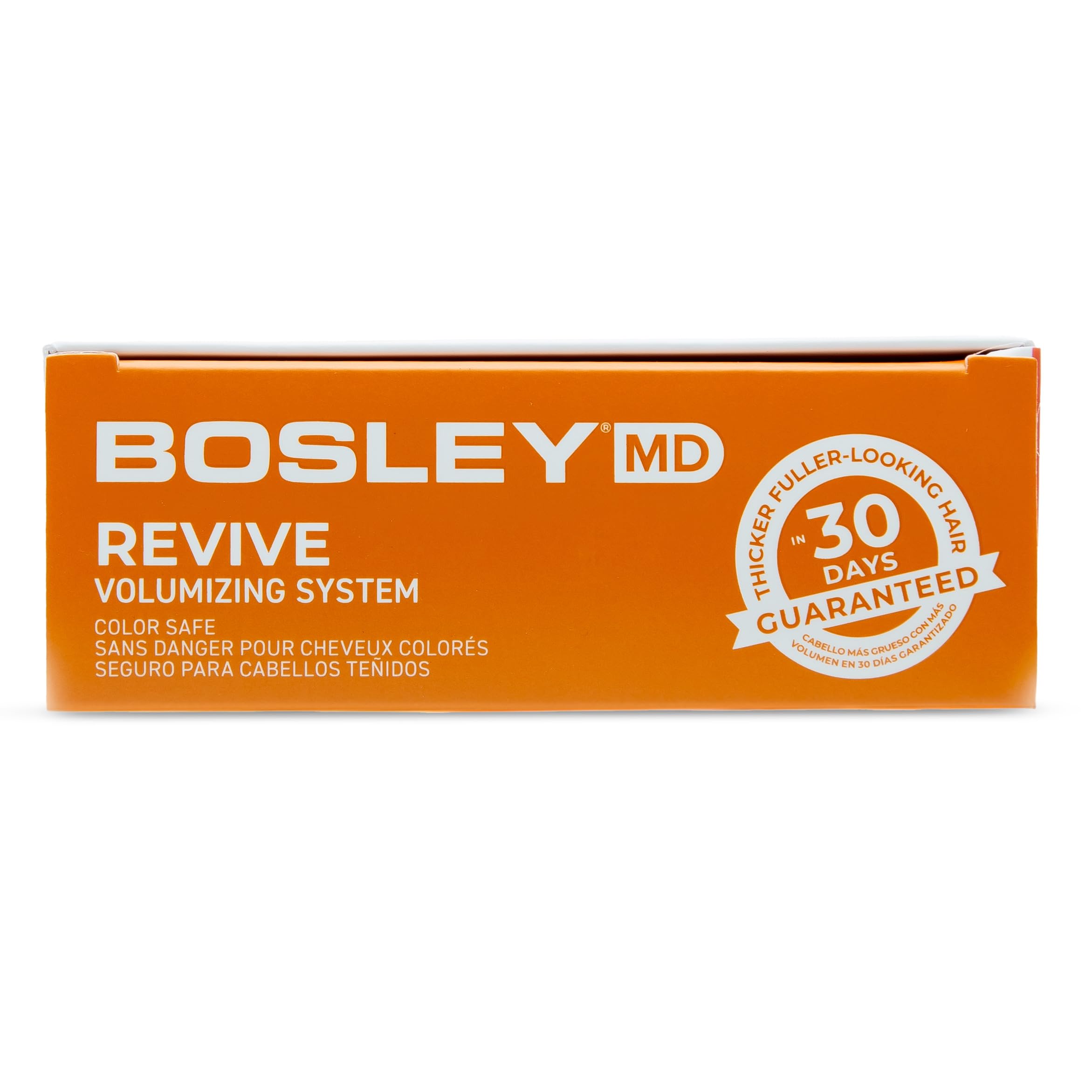 BosRevive color-treated hair close-up showing shine and fullness