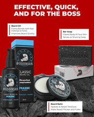 Bossman Magic Scent packaging image, blends sandalwood and vanilla notes.