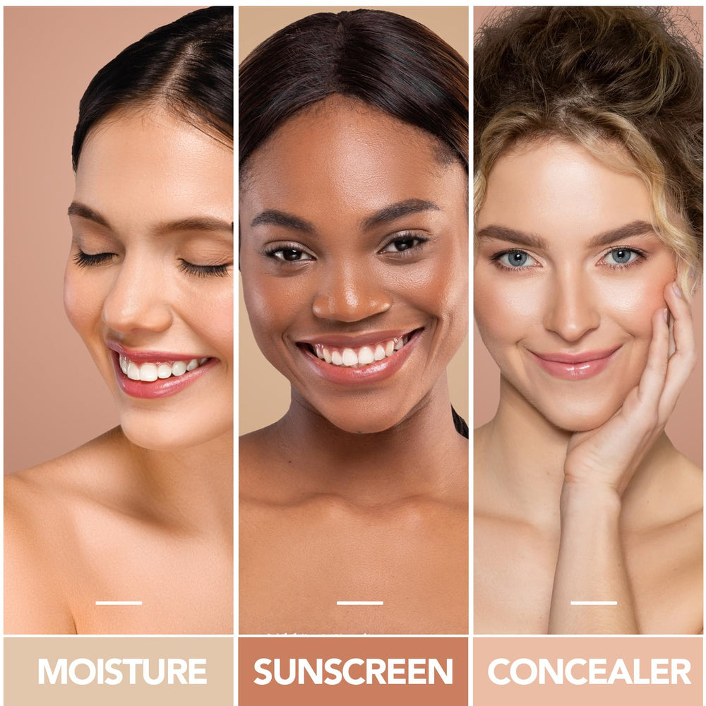 Botagus Foundation 4 in 1 applied on clean skin with circular motion.