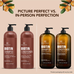 Botanic Hearth Biotin Conditioner bottle with ginger oil for smoothing.