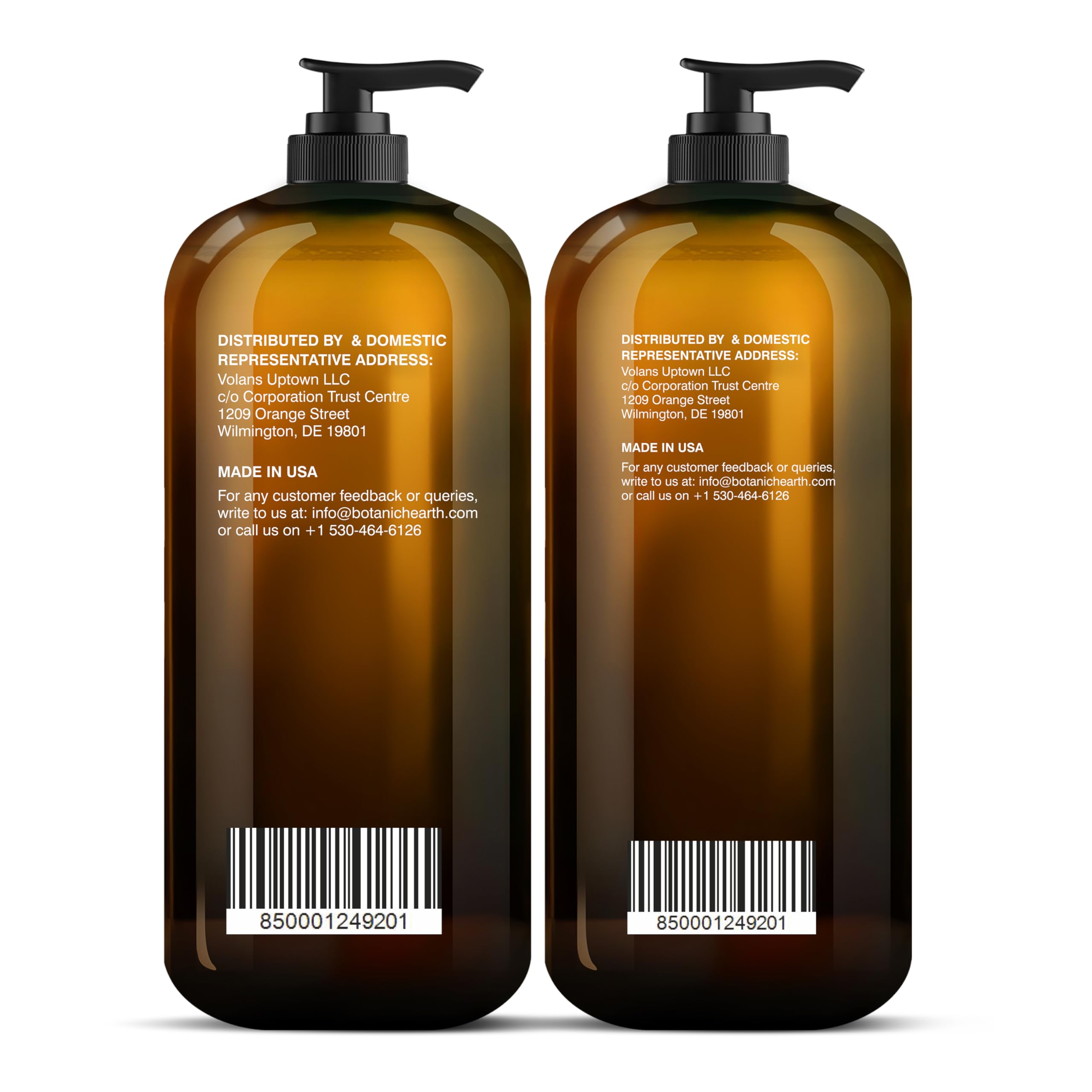 Botanic Hearth Biotin Shampoo ginger oil ingredient bottle close-up for refreshing cleanse.