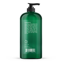 Close view of creamy conditioner texture delivering smoothing and cooling sensations