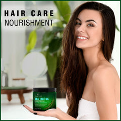 Shiny, smooth hair after Botanic Hearth Tea Tree Hair Mask treatment