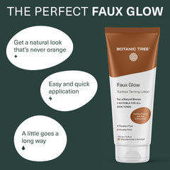 Botanic Tree Self Tanner pump delivering a smooth, streak-free application.
