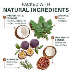 Botanic Tree Self Tanner with Shea Butter close-up highlighting hydration.