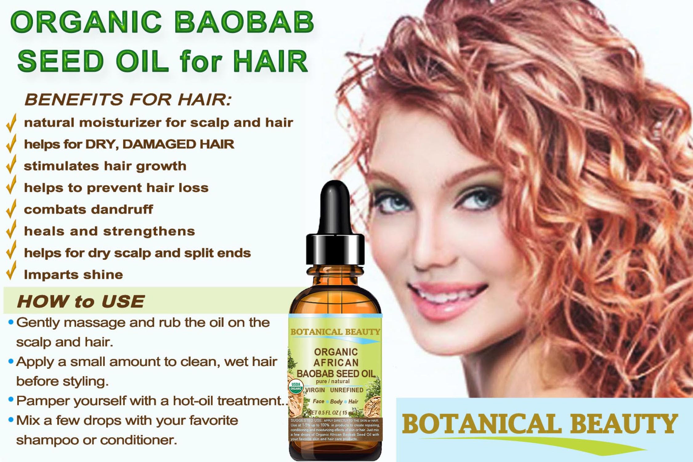 Botanical Beauty Baobab Seed Oil blended into cream for enhanced moisture