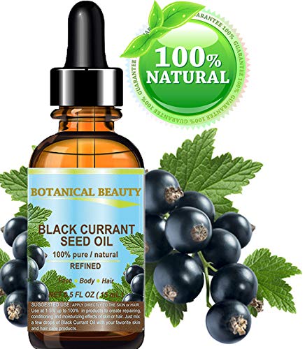Botanical Beauty Black Currant Seed Oil bottle and dropper