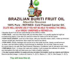 Botanical Beauty Buriti oil on nails—nourishes cuticles and strengthens.