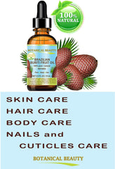 Botanical Beauty Buriti oil pouring—quick absorption without greasiness.