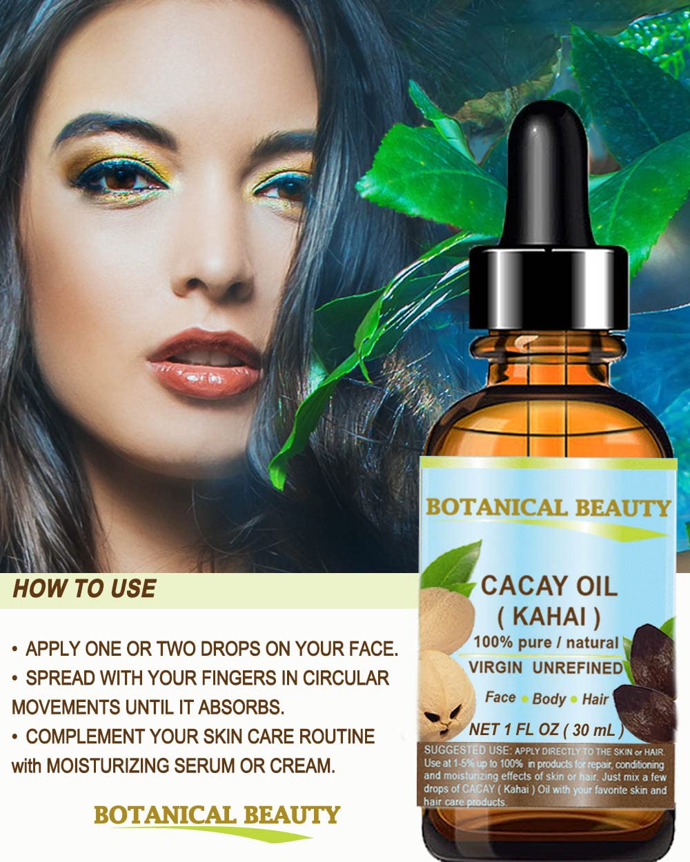 Gentle hand massage with CACAY OIL leaves skin nourished